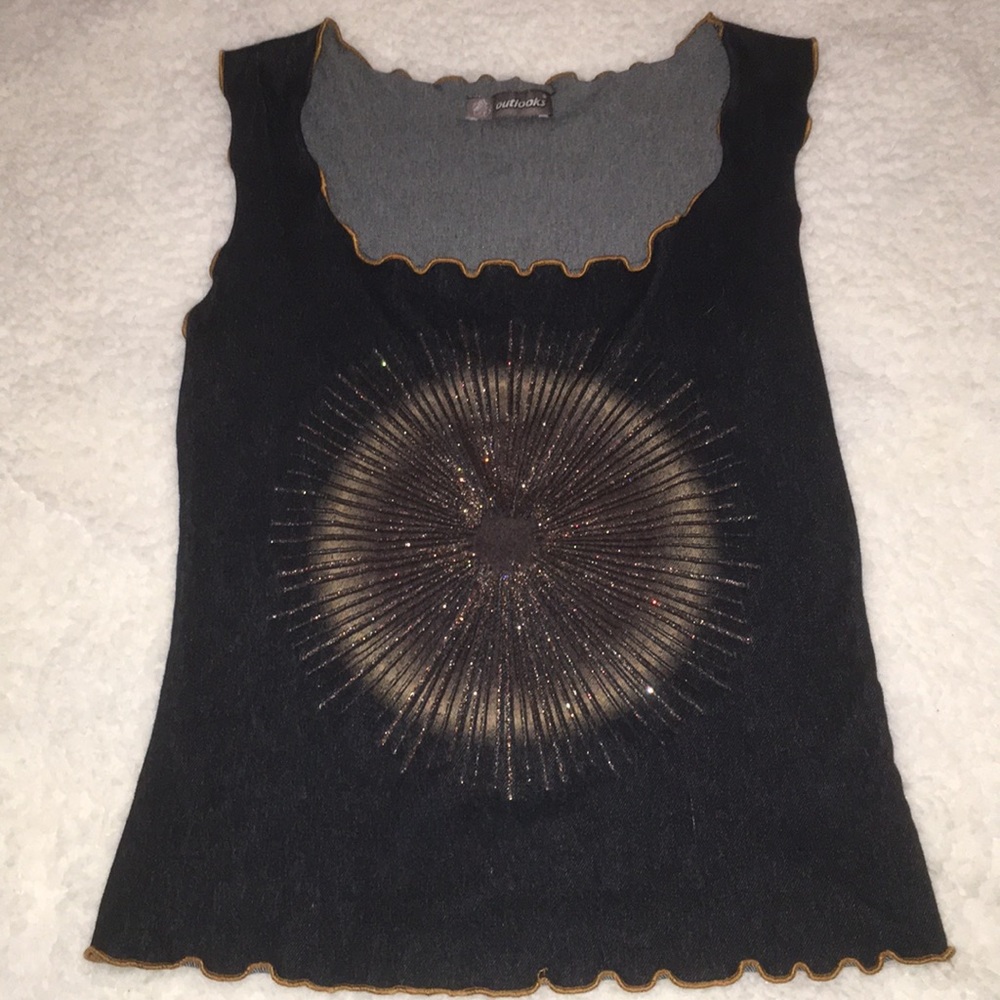 COPY - Vintage Sparkled Sun Tank Top